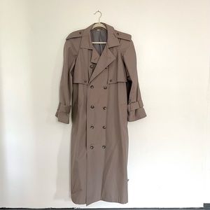 Vintage grey/beige trench-coat